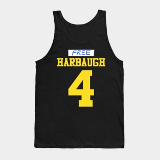 Free Harbaugh 4 Tank Top